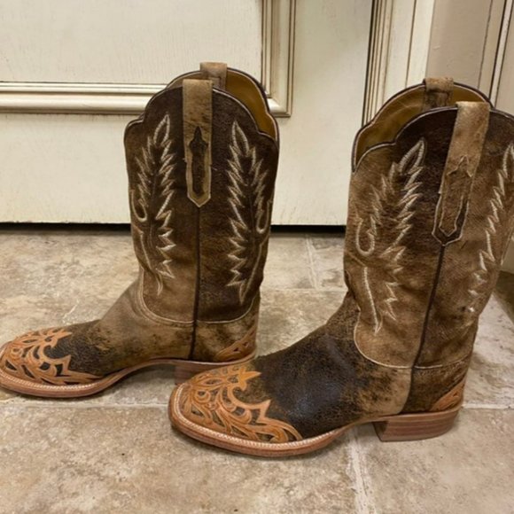 Lucchese Horseman Womens Boots 10 (40.5) - Picture 4 of 8